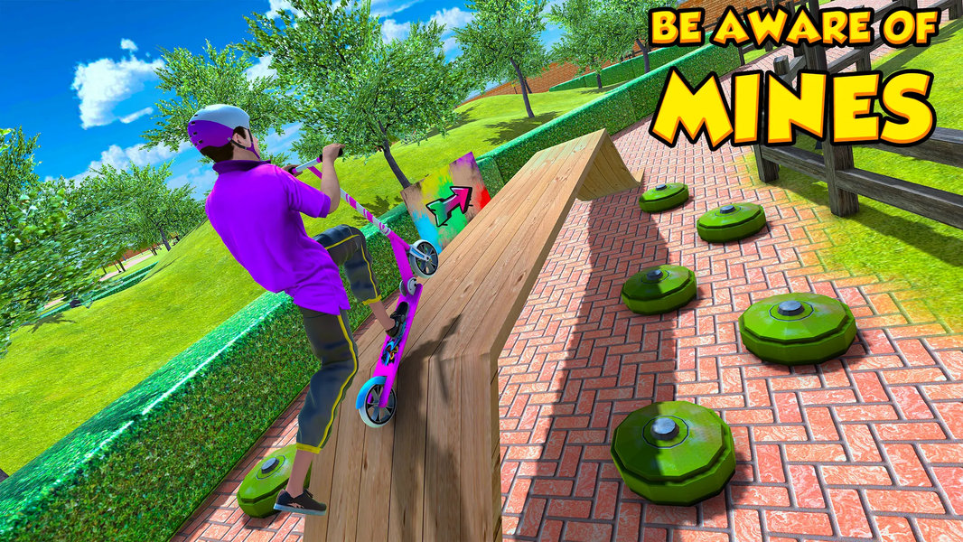 BMX Air Skate Scooter Tricks - Gameplay image of android game