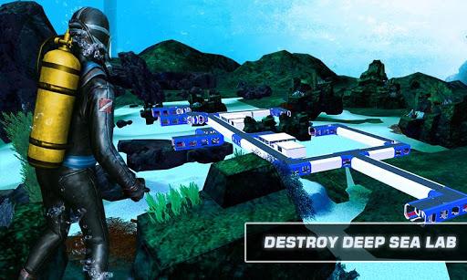 Secret Agent Scuba Diving Game - Gameplay image of android game