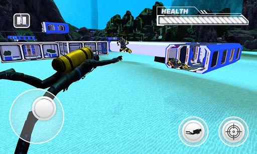 Secret Agent Scuba Diving Game - Gameplay image of android game