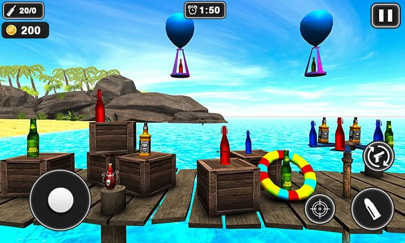 Shoot The Bottle Shooter Game - عکس بازی موبایلی اندروید