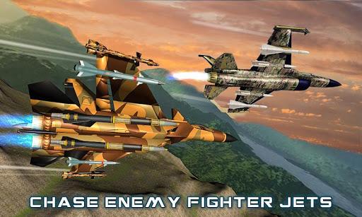 Sky Warriors US Airplane Games - Gameplay image of android game