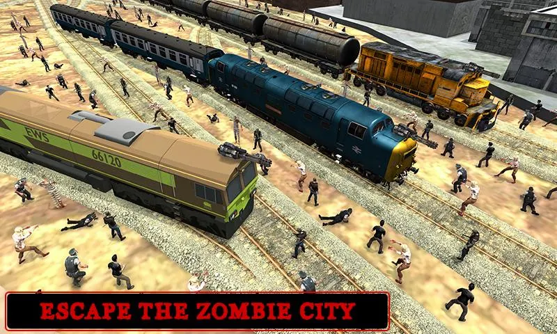 US Army Train Zombie Shooting - عکس بازی موبایلی اندروید