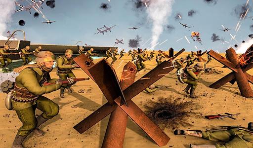 D-Day World War 2 Battle Game - Gameplay image of android game