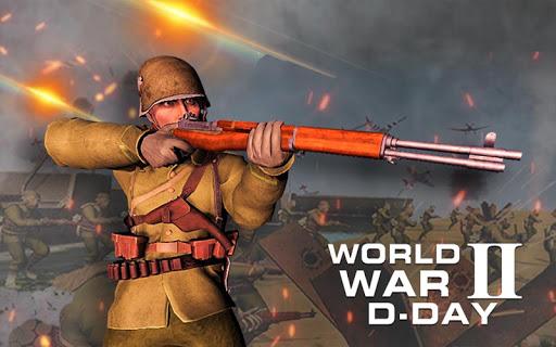 D-Day World War 2 Battle Game - Gameplay image of android game