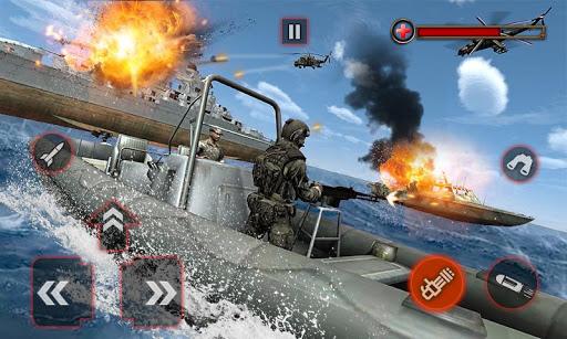 D-Day World War Naval Game - Gameplay image of android game