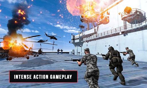 D-Day World War Naval Game - Gameplay image of android game