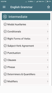English Grammar Handbook - Image screenshot of android app