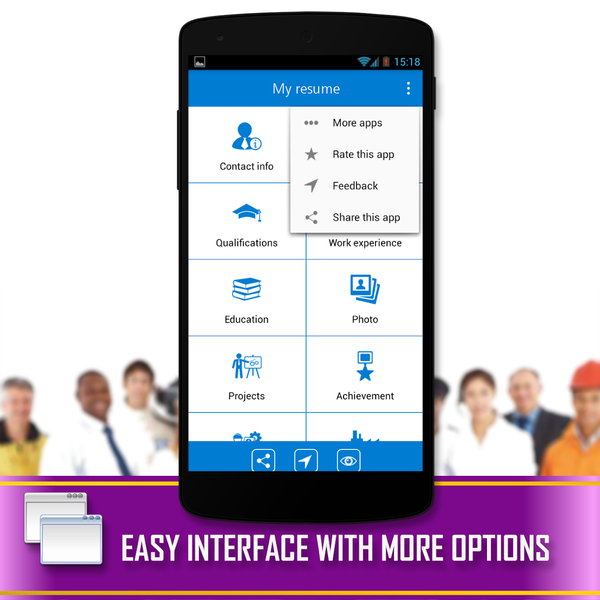Resume Builder - Image screenshot of android app