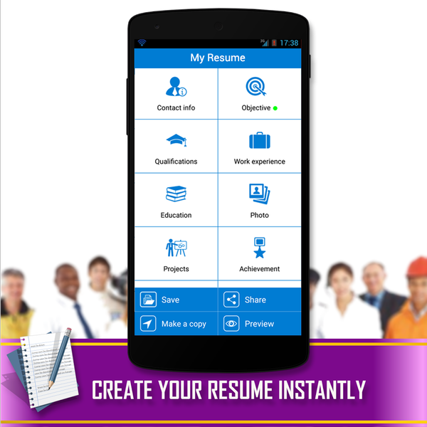 Resume Builder - Image screenshot of android app