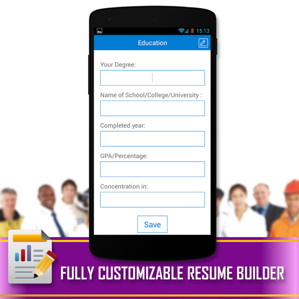 Resume Builder - Image screenshot of android app