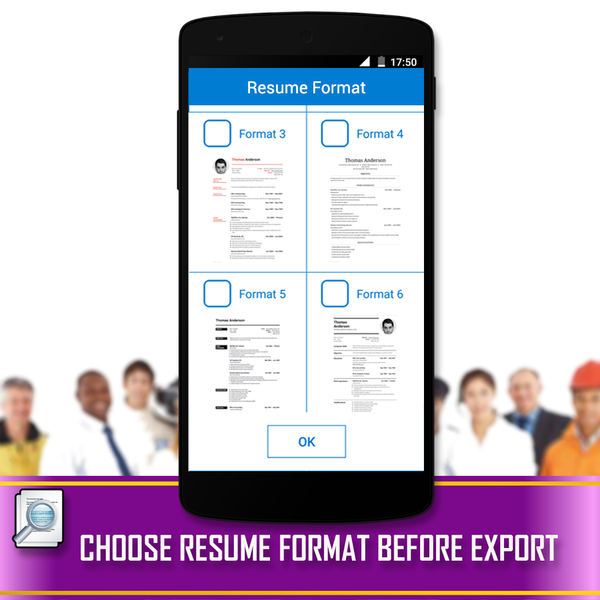 Resume Builder - Image screenshot of android app