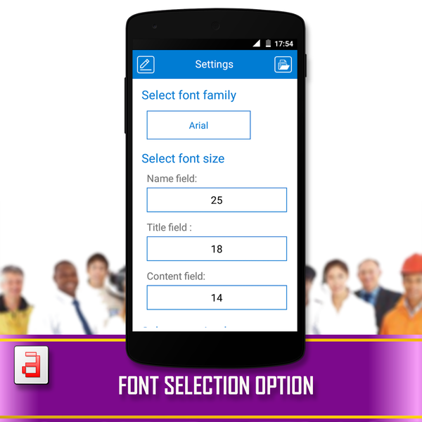 Resume Builder - Image screenshot of android app