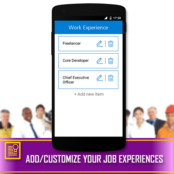 Resume Builder - Image screenshot of android app