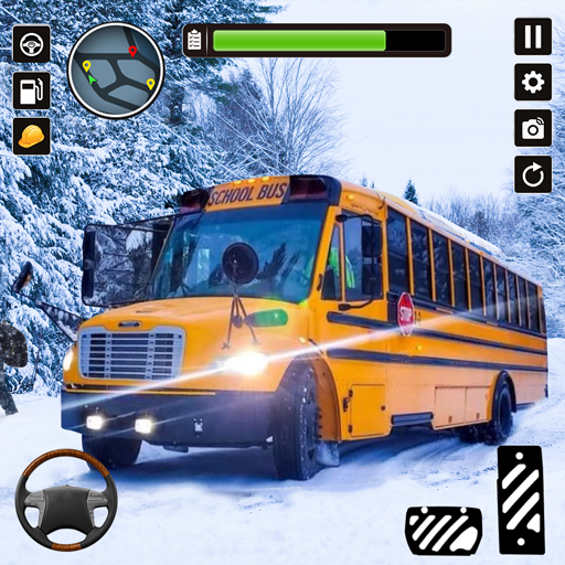 School Bus Driving Simulator 1 - Gameplay image of android game