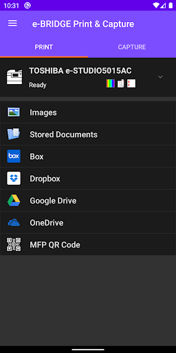 e-BRIDGE Print & Capture - Image screenshot of android app