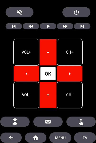 Toshiba Smart TV Remote - Image screenshot of android app
