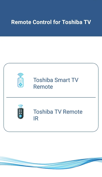 Toshiba Smart TV Remote - Image screenshot of android app