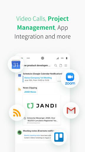 JANDI - Collaboration at Work - عکس برنامه موبایلی اندروید