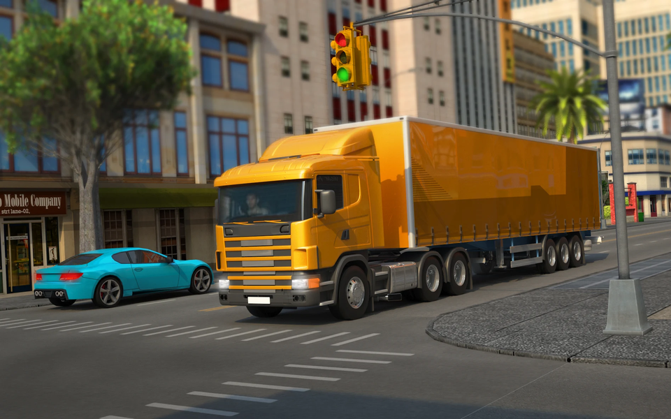 Grand Euro Truck Simulator 22 - Gameplay image of android game