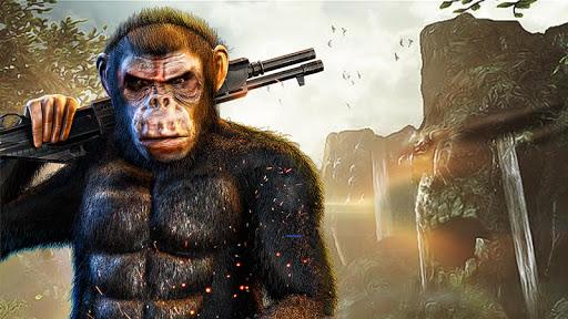 Angry Gorilla Apes City Games - Gameplay image of android game