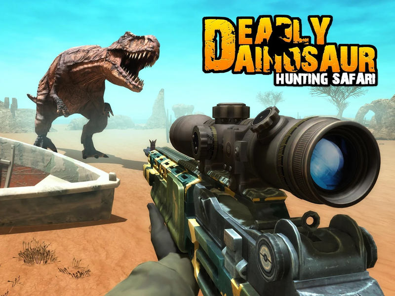 Angry Dinosaur Shooting Game - Gameplay image of android game