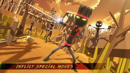 Stickman Karate Ninja Fighting - Gameplay image of android game