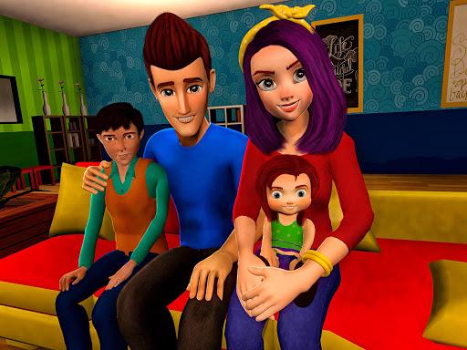 Virtual Happy Family Life Game - عکس بازی موبایلی اندروید