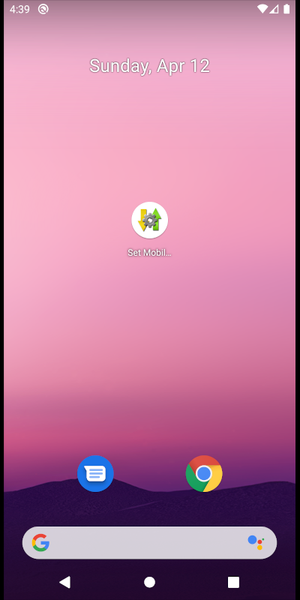 Set Mobile Data - Image screenshot of android app