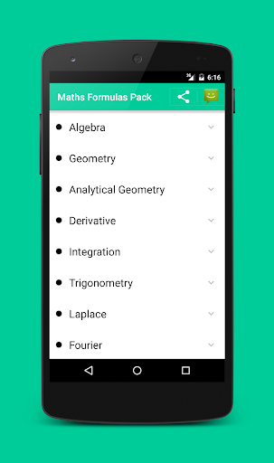 All Math formula - Image screenshot of android app