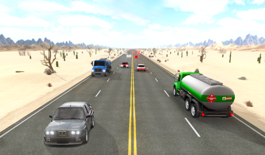 Desert Traffic Racer - Gameplay image of android game