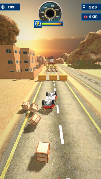 CAR CRASH STUNT - Gameplay image of android game