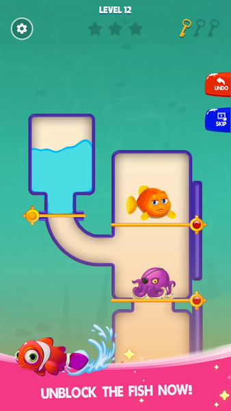 Save The Fish - Water Puzzle - عکس بازی موبایلی اندروید