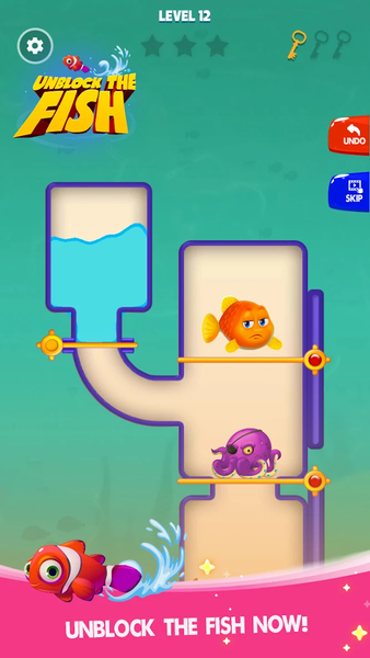 Save The Fish - Water Puzzle - عکس بازی موبایلی اندروید