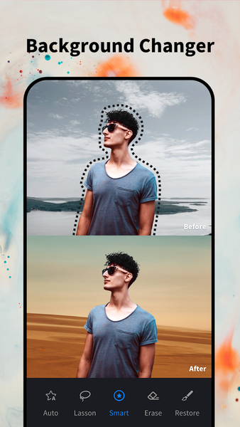 RetouchLeap - Remove Object - عکس برنامه موبایلی اندروید