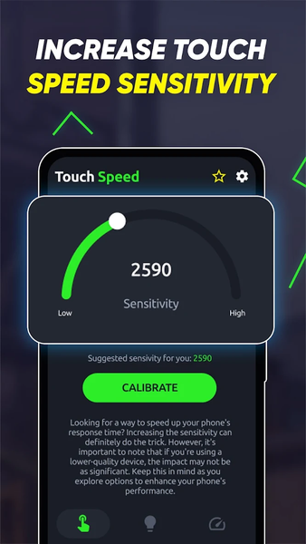 Touch Speed Sensivity Increase - Image screenshot of android app