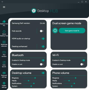 Desktop Hub for Samsung DeX - Image screenshot of android app