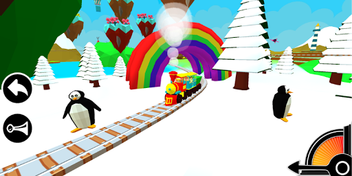 3D Train Engine Driving Game For Kids & Toddlers - عکس بازی موبایلی اندروید