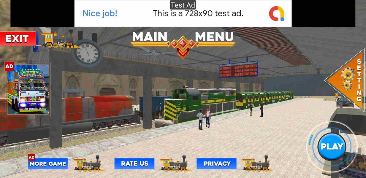 بازی رانندگی با قطار | با کیفیت - Gameplay image of android game