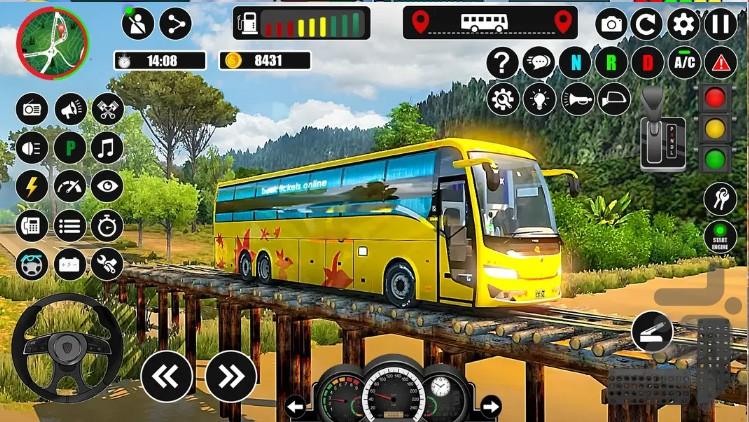 بازی ماشین راننده اتوبوس | جدید - عکس بازی موبایلی اندروید