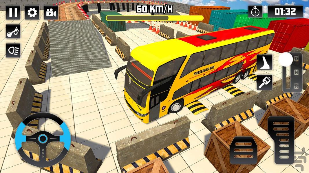 بازی اتوبوس - پارک کن - عکس بازی موبایلی اندروید