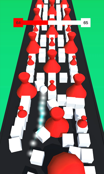 Bump Ball Twist - Color 3D - Gameplay image of android game