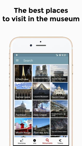 Paris Visit, Tours & Guide: To - عکس برنامه موبایلی اندروید