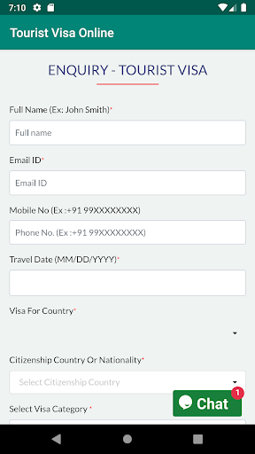 Tourist Visa Online E - Visa Services - عکس برنامه موبایلی اندروید
