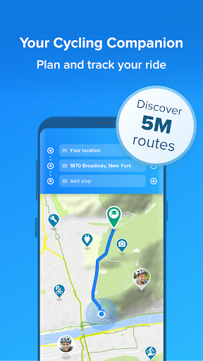 Bikemap: Cycling Tracker & GPS - عکس برنامه موبایلی اندروید