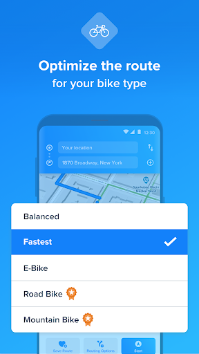 Bikemap: Cycling Tracker & GPS - عکس برنامه موبایلی اندروید