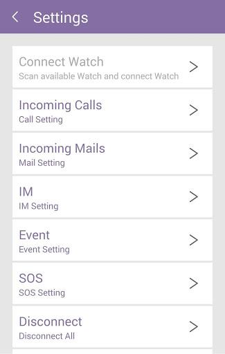 ۲U Watch Bluetooth smartwatch - عکس برنامه موبایلی اندروید
