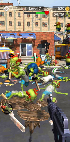 Tower Gunner: Zombie Shooter - عکس بازی موبایلی اندروید