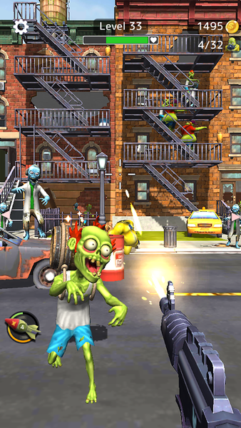 Tower Gunner: Zombie Shooter - Gameplay image of android game