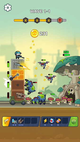 Rescue Destiny: Epic Defense - Gameplay image of android game