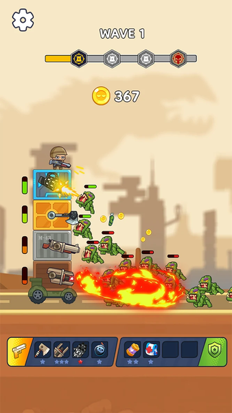 Rescue Destiny: Epic Defense - Gameplay image of android game